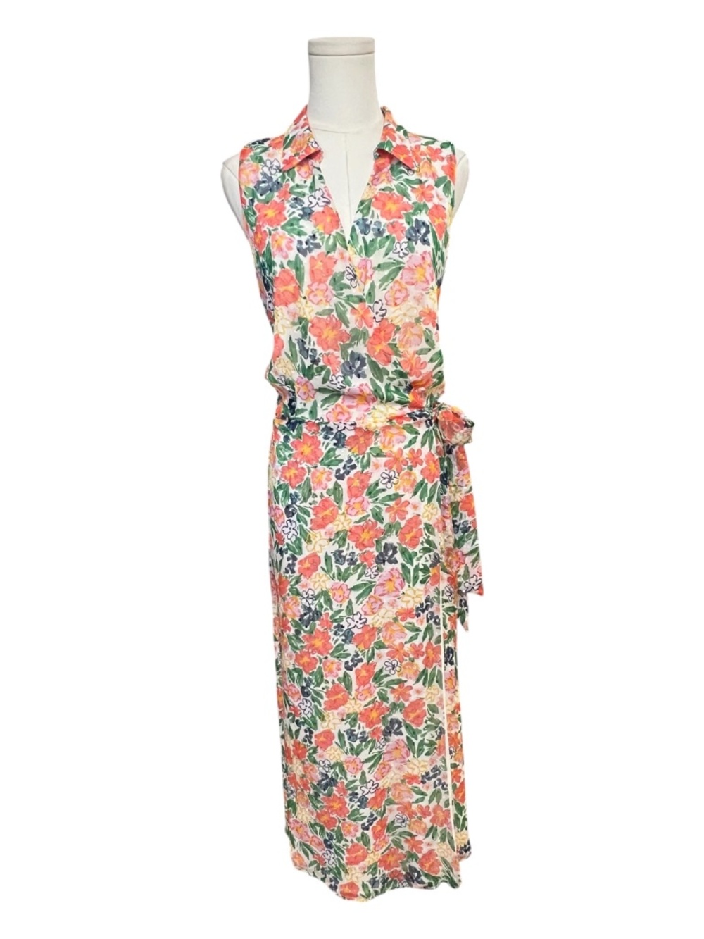 EUC Vince Camuto Floral Wrap Style Maxi Dress | Size XL
